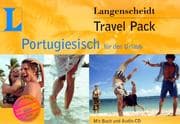 Tapa de Langenscheidt Travel Pack, Buch m. Audio-CD u. Handwörter-Tuch, Portugiesisch für den Urlaub