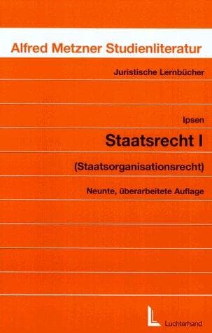 Tapa de Staatsrecht 19