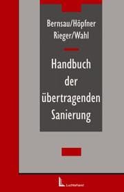 Tapa de Handbuch der übertragenden Sanierung.