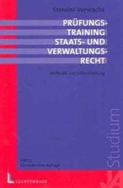 Tapa de Prüfungstraining Staatsrecht und Verwaltungsrecht, 2 Bde., Bd.1, Methodik der Fallbearbeitung