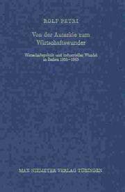 Tapa de Von der Autarkie zum Wirtschaftswunder