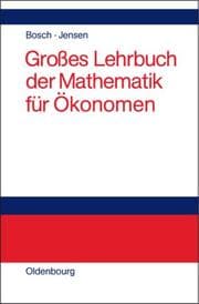 Tapa de Großes Lehrbuch der Mathematik Für Ökonomen