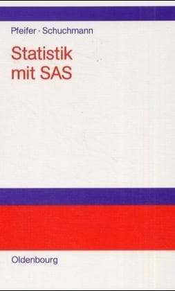 Tapa de Statistik Mit SAS