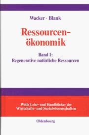 Tapa de Ressourcenökonomik : Band I