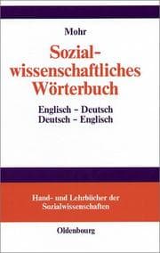 Tapa de Sozialwissenschaftliches Wörterbuch. Englisch- Deutsch / Deutsch- Englisch