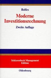 Tapa de Moderne Investitionsrechnung