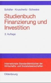 Tapa de STUDIENBUCH FINANZIERUNG UND INVESTITION