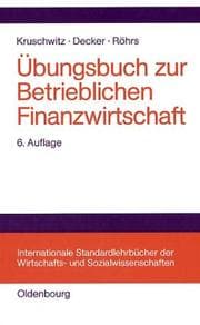 Tapa de Übungsbuch Zur Betrieblichen Finanzwirtschaft