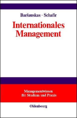 Tapa de Internationales Management