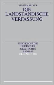 Tapa de Die Entwicklung der landständischen Verfassung