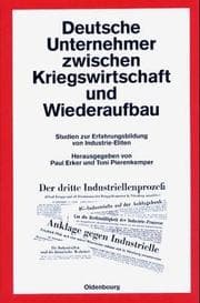 Tapa de Deutsche Unternehmer zwischen Kriegswirtschaft und Wiederaufbau