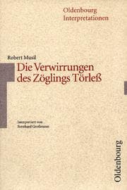 Tapa de Oldenbourg Interpretationen, Bd.26, Die Verwirrungen des Zöglings Törleß