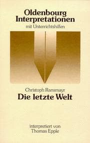 Tapa de Christoph Ransmayr, Die letzte Welt
