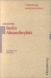 Tapa de Oldenbourg Interpretationen, Bd.74, Berlin Alexanderplatz