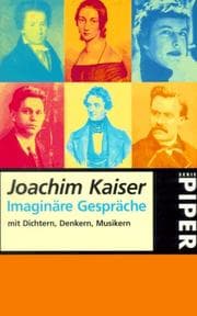Tapa de Imaginäre Gespräche. Mit Dichtern, Denkern, Musikern