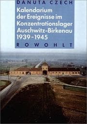 Tapa de Kalendarium der Ereignisse im Konzentrationslager Auschwitz- Birkenau 1939 - 1945