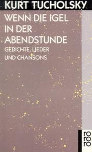 Tapa de Wenn die Igel in der Abendstunde. Gedichte, Lieder und Chansons.