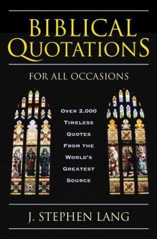 Tapa de Biblical Quotations for All Occasions