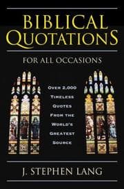 Tapa de Biblical quotations for all occasions