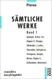 Tapa de Platon. Sämtliche Werke Bd. 1