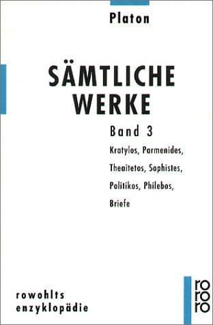 Tapa de Platon. Sämtliche Werke Bd. 3