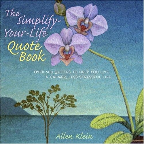 Tapa de The Simplify-Your-Life Quote Book
