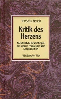 Tapa de Kritik des Herzens.