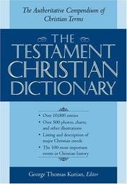 Tapa de The Testament Christian dictionary