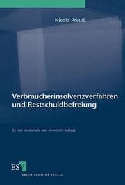 Tapa de Verbraucherinsolvenzverfahren und Restschuldbefreiung