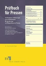 Tapa de Prüfbuch für Pressen
