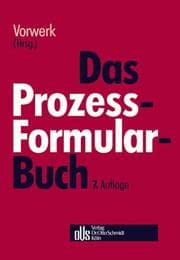Tapa de Das Prozessformularbuch
