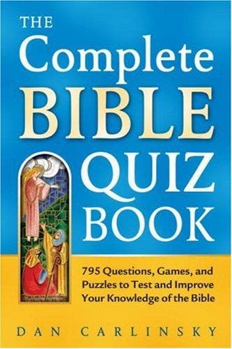 Tapa de Complete Bible Quiz Book
