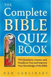 Tapa de Complete Bible Quiz Book