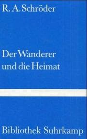 Tapa de Bibliothek Suhrkamp, Bd.3, Der Wanderer und die Heimat