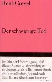 Tapa de Der schwierige Tod