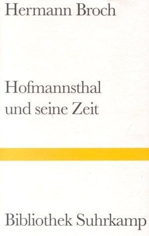 Tapa de Hofmannsthal und seine Zeit. Eine Studie