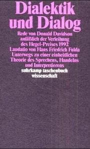 Tapa de Dialektik und Dialog.