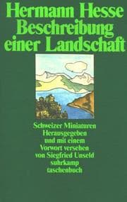 Tapa de Beschreibung einer Landschaft. Schweizer Miniaturen