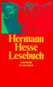 Tapa de Hermann Hesse Lesebuch. Erzählungen, Betrachtungen und Gedichte