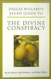 Tapa de Dallas Willard's Study Guide to The Divine Conspiracy