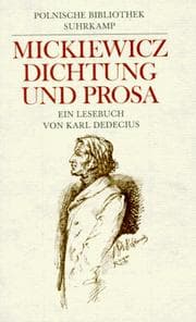 Tapa de Dichtung und Prosa