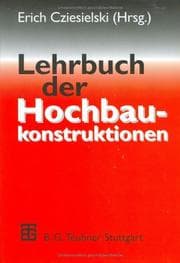 Tapa de Lehrbuch der Hochbaukonstruktionen