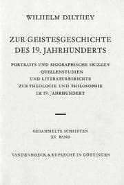 Tapa de Zur Geistesgeschichte des 19. Jahrhunderts