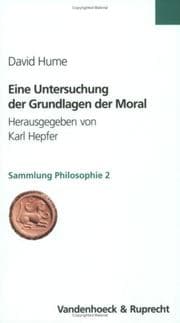 Tapa de Untersuchung der Grundlagen der Moral