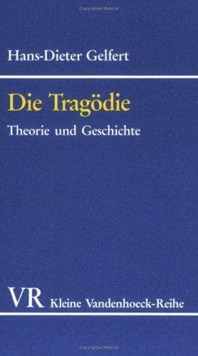 Tapa de Die Tragödie. Theorie und Geschichte