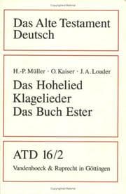 Tapa de Das Hohelied, Klagelieder, das Buch Esther