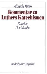 Tapa de Kommentar Zu Luthers Katechismen
