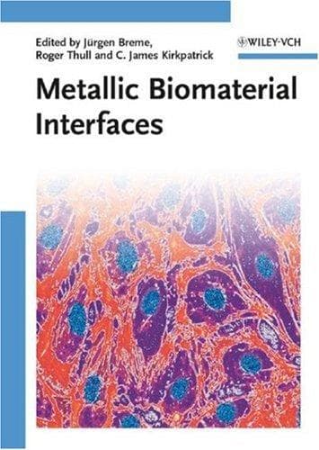 Tapa de Metallic biomaterial interfaces