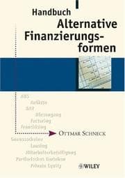 Tapa de Handbuch Alternative Finanzierungsformen