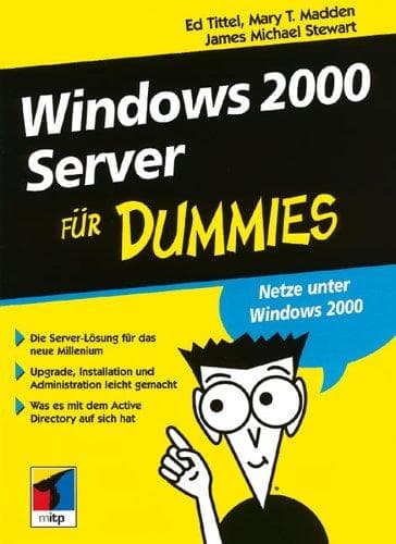 Tapa de Windows 2000 Server für Dummies